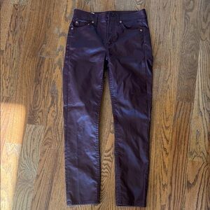 GAP Vintage Slim Mid Rise coated pants (size 25)